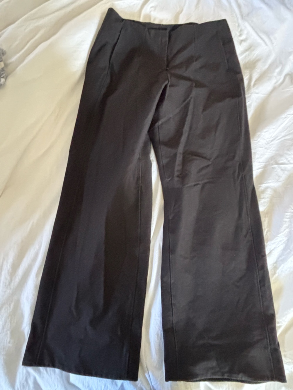 lululemon athletica Black Wide-Leg Trousers